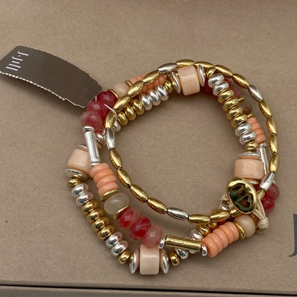 J.Jill NEW Alfresco Beaded Bracelet NWT - Picture 5 of 7